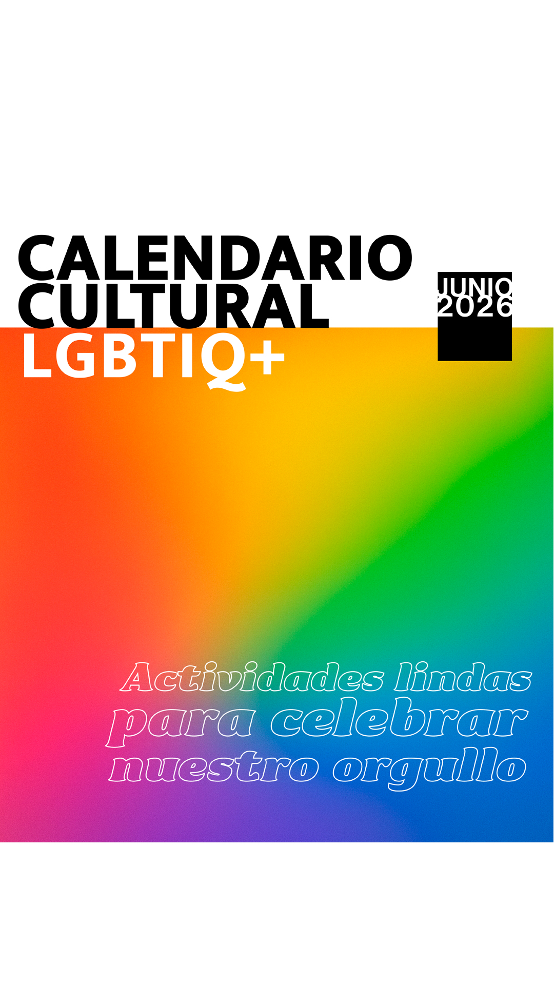 Calendario Pride 2026